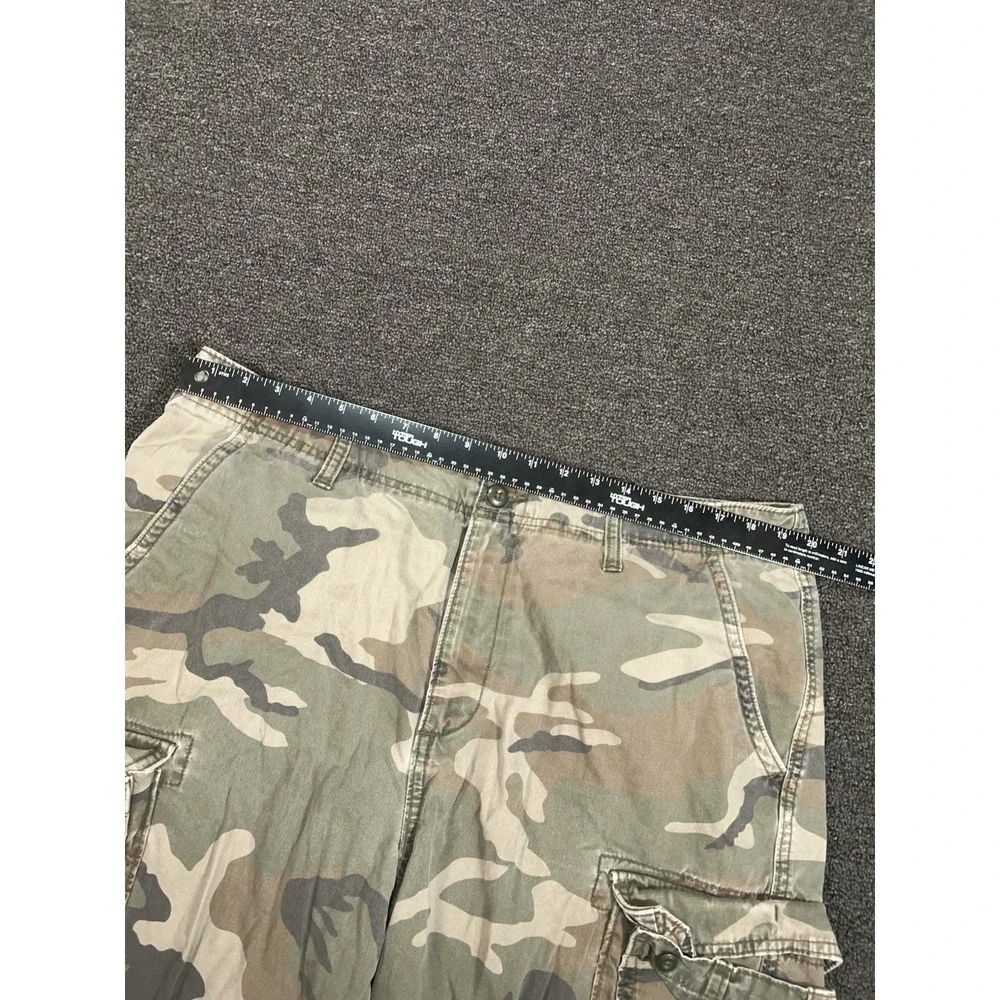 Old Navy Camo Cargo Shorts Mens 30 Camouflage Lived-In Straight Built-In Flex